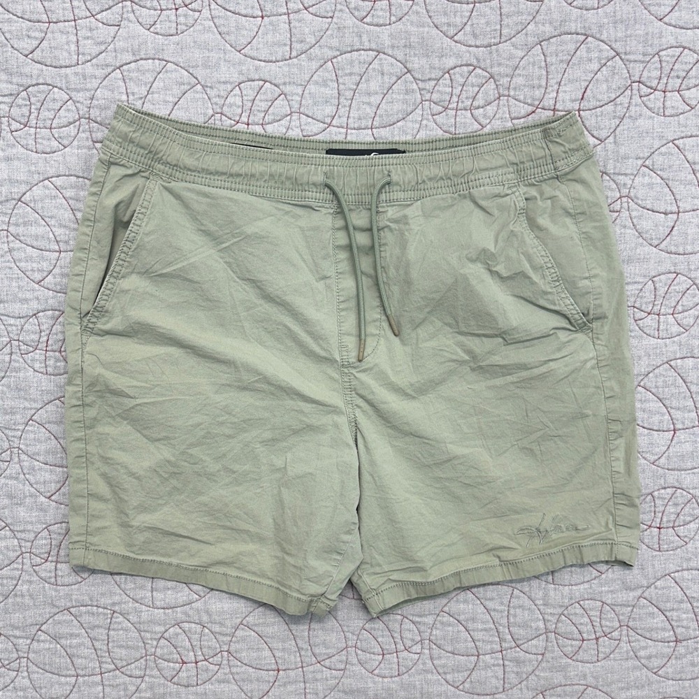 Hollister Jogger Shorts Green Epic Flex 7" / Mens Large